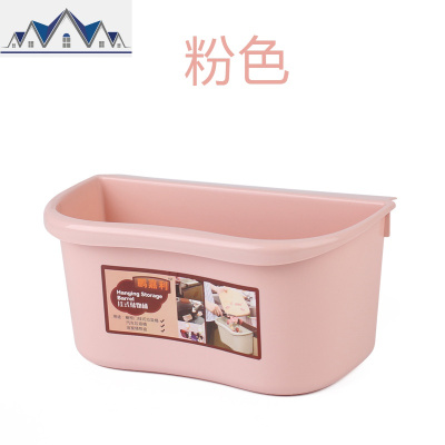 厨房橱柜挂式垃圾桶创意家用挂架大号加厚桌面可爱收纳盒塑料桶 三维工匠