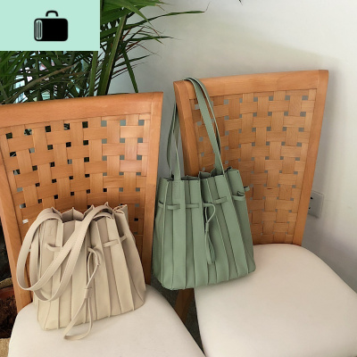 包包女包新款褶皱托特包单肩包通勤包高级感洋气百搭子母包单肩潮NEW LAKE女士单肩包