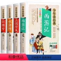 [全4册]西游记三国水浒传红楼梦 [正版]岳飞传白话文版青少年阅读经典名著民族英雄精忠演义原著故事书籍儿童小学生少儿读古