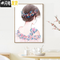 三维工匠满钻2019新款5D钻石画结婚新娘粘贴钻石十字绣人物卡通卧室砖石秀 1069满钻[60*80厘米]钻量多30