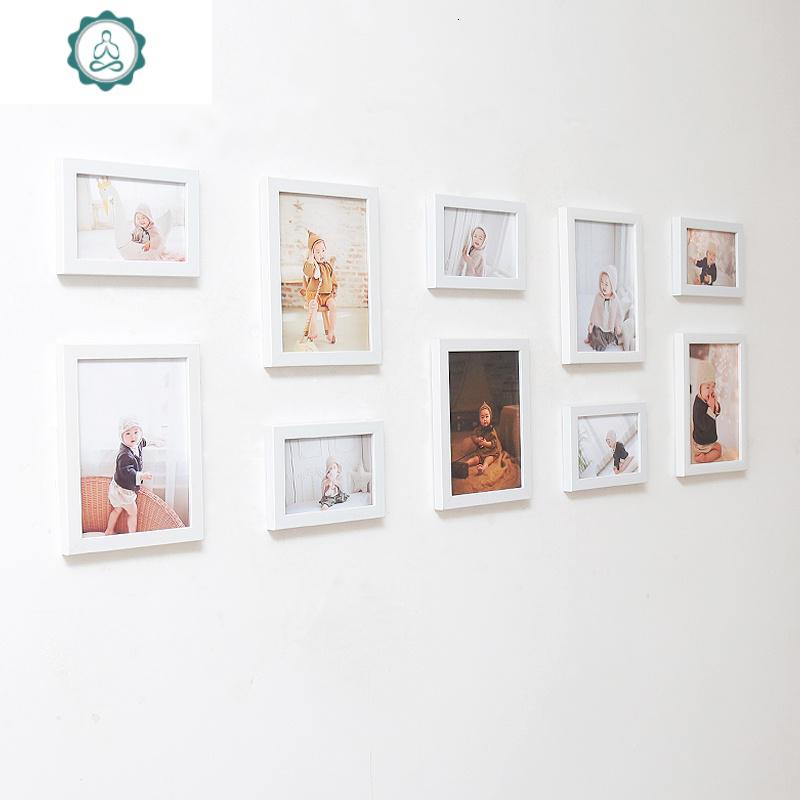 创意个性照片墙装饰儿童相框墙挂墙组合客厅卧室背景相册相片墙 封后
