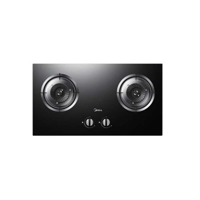 美的JZT-QW08 燃气灶煤气炉厨房家用台嵌两用大火力蓝色火焰猛火 新一级能效 天然气 4.5KW大火力