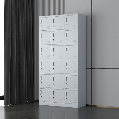 中豫鑫泽ZYXZ4071969铁皮更衣柜储物柜寄存包柜18门更衣柜(加厚款)