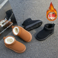 儿童雪地靴年冬季款一脚蹬经典时尚大棉童鞋雪地棉男女童棉靴