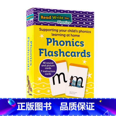 [正版]牛津自然拼读闪卡字母学习 英文原版 Read Write Inc Phonics Flashcards 3-6