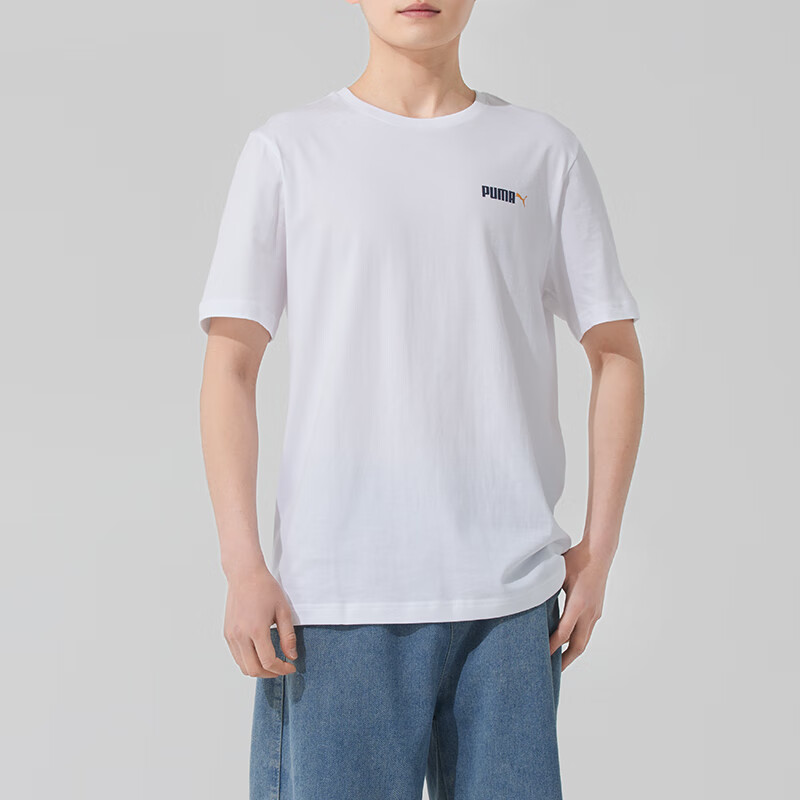 彪马(PUMA)短袖男装新款运动服跑步健身训练舒适透气休闲T恤692485-02 ZP