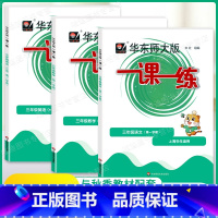 [正版]华东师大版一课一练三年级上语文+数学+英语N版3年级上册/第一学期上海小学教辅华师大一课一练沪教版全套