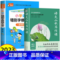 [小学通用]山水写作+错别字修改大全 初中通用 [正版]抖音同款语文山水写作课中小学作文素材 初中生语文山水作文课 初一