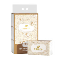 植护ZH408492N3花野叠影气垫纸面巾 140*175mm/4层 90抽 3包/提