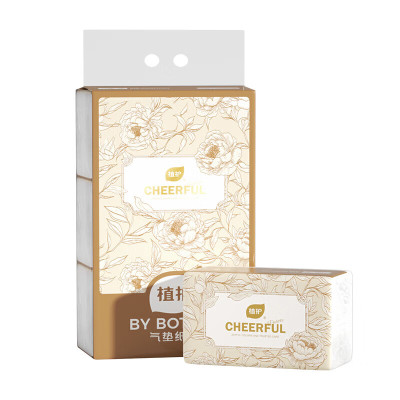 植护ZH408492N3花野叠影气垫纸面巾 140*175mm/4层 90抽 3包/提