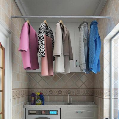 美帮汇免打孔伸缩杆窗帘杆晾衣杆浴室卫生间架浴帘杆衣柜撑杆卧室挂衣杆