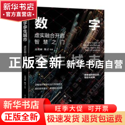 正版 数字孪生城市:虚实融合开启智慧之门 高艳丽,陈才 人民邮电