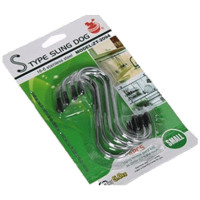 家柏饰(CORATED)(4个装)金属S形挂钩 S型多用挂钩 横杆挂钩 厨房钩 衣物挂钩