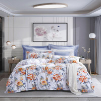 富安娜床单四件套/流觞曲水203*229cm 花色