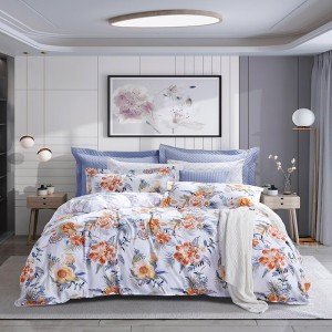 富安娜床单四件套/流觞曲水203*229cm 花色