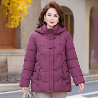 年冬季保暖妈妈棉衣40岁中老年女装大码宽松外套棉服女50岁厚