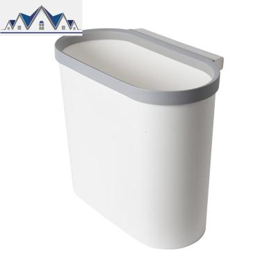 厨房挂式垃圾桶可悬挂式橱柜壁挂家用拉圾篓分类桌面塑料收纳盒 三维工匠