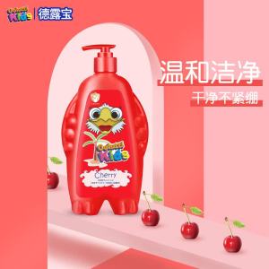 德露宝(colutti kids)儿童洗发沐浴露二合一婴儿0-12岁小孩新生宝宝洗发水[日本进口] 乐浴樱桃味500mL