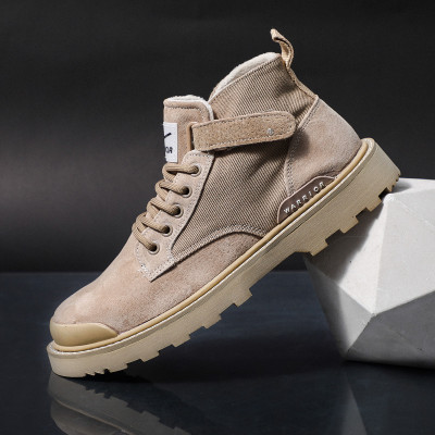 回力马丁靴男鞋高帮英伦复古工装靴韩版百搭潮鞋