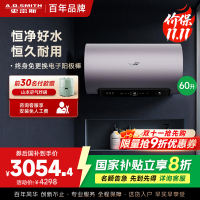 AO史密斯60升电热水器 国家补贴 金圭内胆 双棒分离速热 免换镁棒 免清洗短款 E60ED8-B