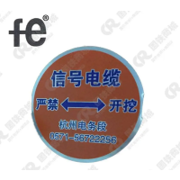 FE信号电缆径路地标志牌120X120X1mm个