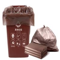 匹牧商用彩色分类垃圾袋100*120cm平口式棕色50只装单位:件
