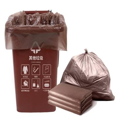 匹牧商用彩色分类垃圾袋100*120cm平口式棕色50只装单位:件