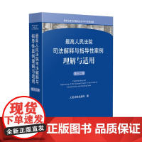 2024新书 最高人民法院司法解释与指导性案例理解与适用 第十二卷 人民法院出版社 9787510941382