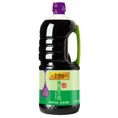 李锦记薄盐生抽1.75L 酿造酱油炒菜凉拌大桶装