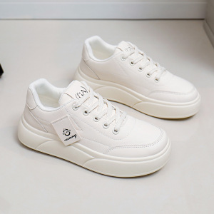 秋季小白鞋新款韩版ins女学生增高厚底运动板鞋休闲鞋女