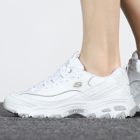 Skechers斯凯奇女鞋新款厚底熊猫鞋减震运动鞋时尚经典休闲鞋11959-BKW ZP