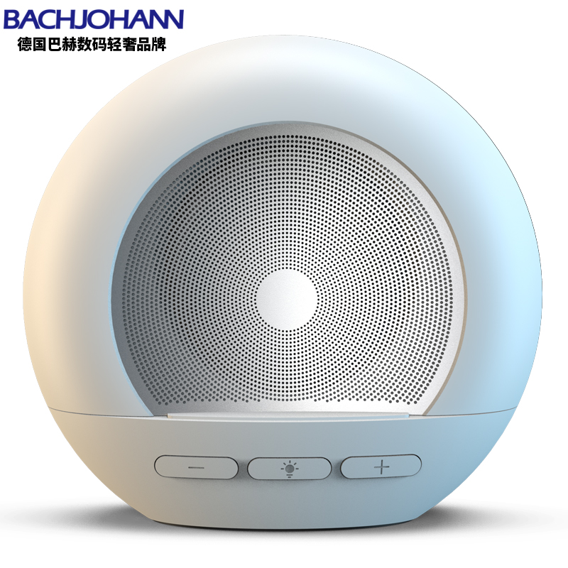bachjohann德国巴赫 dw06智能蓝牙音响闹钟收款播报多功能无线小音箱