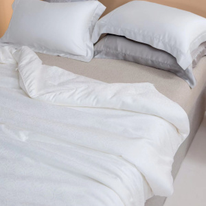 高端双宫桑蚕丝120支长绒棉提花蚕丝被保暖春秋被冬被子母被