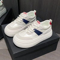 秋季小白鞋新款韩版ins女学生厚底增高运动板鞋休闲街拍