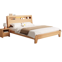 悦兴诚单人床1.5米+床头柜*1组