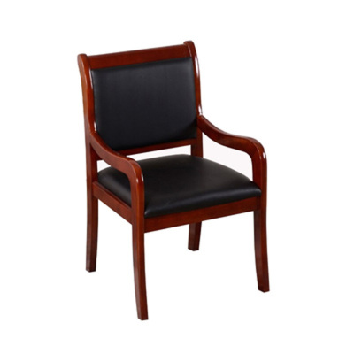 易企采 将军椅桦木款会议椅 办公椅 电脑椅 舒适麻将椅 书桌椅 皮椅大班椅 舒适商务会议椅