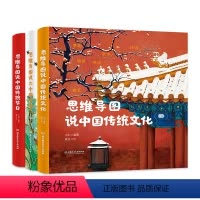 精装3册思维导图系列 [正版]思维导图说中国文化全3册 这就是二十四节气传统文化节日 二三四年级小学生儿童课外阅读图画书