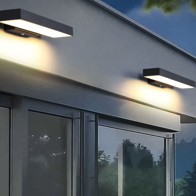 如华福禄户外门头灯室外壁灯别墅入户大门灯照明灯门前灯门口感应灯