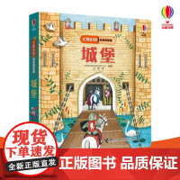 尤斯伯恩偷偷看里面第二辑城堡儿童趣味科普立体书3-6岁启蒙认知图画书儿童3d幼儿科普翻翻书揭秘城堡立体百科全书6-9岁少