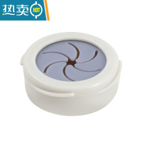 敬平圆形创意毛巾架免打孔收纳挂钩抹布塞挂架洗碗巾夹擦手巾置物架 灰白4个装浴室置物架