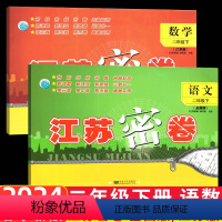 [正版]全2本2024春江苏密卷小学语文数学二年级下2年级下册人教版苏教版小学生同步训练试卷单元测试卷期中期末冲刺卷考