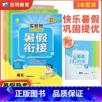 [人教版3本套]语文人教+数学人教+英语人教PEP 三升四 [正版]2024秋春雨实验班暑假衔接一升二升三四五六年级下册