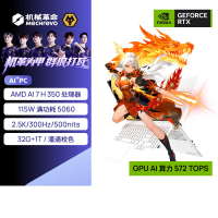 机械革命(MECHREVO)翼龙15Pro 15.3英寸99Wh长续航轻薄游戏笔记本电脑 定制 AI7 H-350 32G 2T RTX5060 2.5K 240H 白