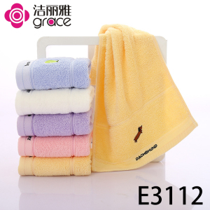 洁丽雅毛巾E3112棉卡通婴童毛巾柔软舒适吸水