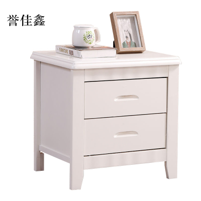 誉佳鑫床头柜简约现代卧室床边储物柜标准款白色50*41*50cm