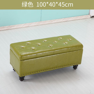 床头皮墩子卧室无靠背长方形小沙发凳服装店试衣收纳储物网红长凳