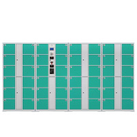 晋舰电子存包柜商场超市智能物品寄存柜员工衣物储存柜 48门红外条码