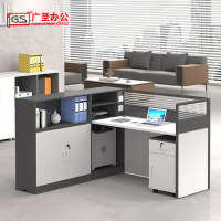GS广圣办公桌现代简约职员桌屏风工位员工桌财务桌办公卡座