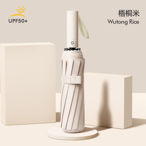 BR 全自动雨伞一键全收女士晴雨两用防回弹防紫外线遮阳大号伞 把