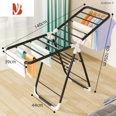 三维工匠婴儿晾衣架落地折叠室内阳台晒衣架卧室飘窗衣服架宝宝专用简易小